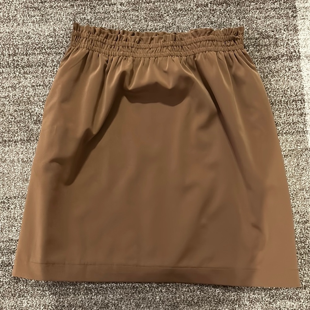 Comme Toi size L high waisted skirt brown